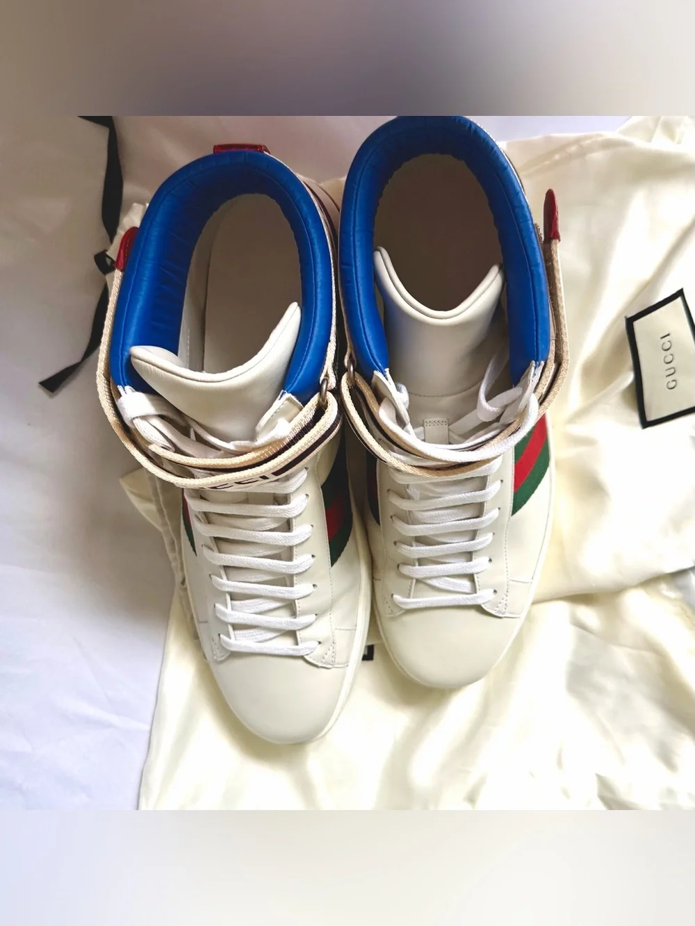 Gucci Ace Stripe High-Top White